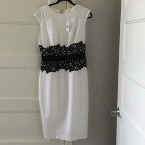 Black and white dress